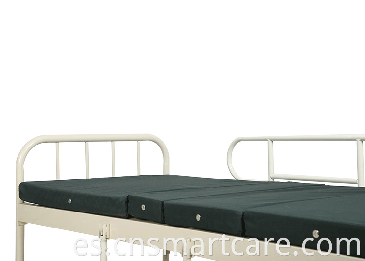 Venta caliente Price barato ajustable 3 Funciones Manual Cama de hospital con 2 manivela